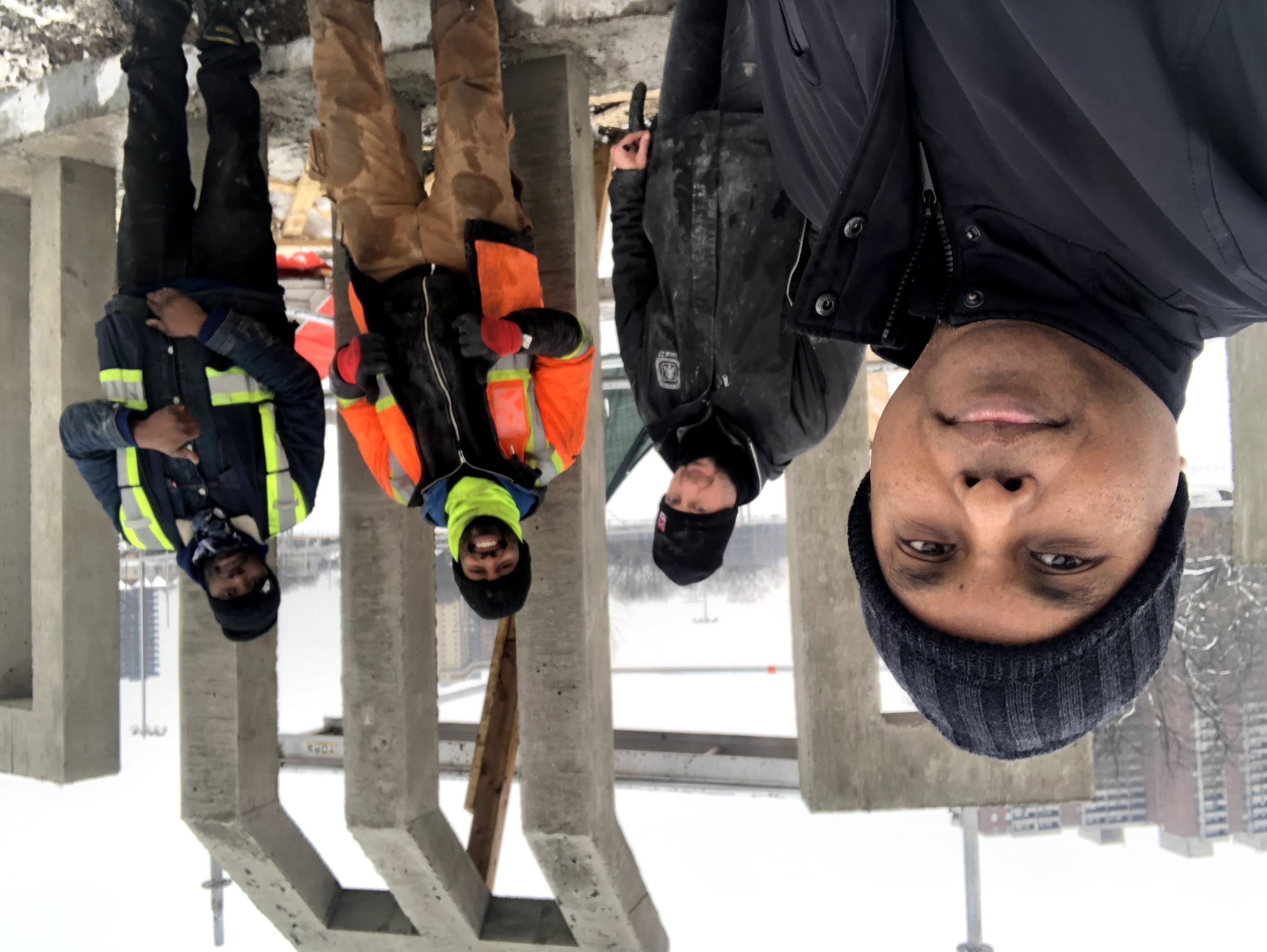 Shahid Minar Monument - Construction Phase